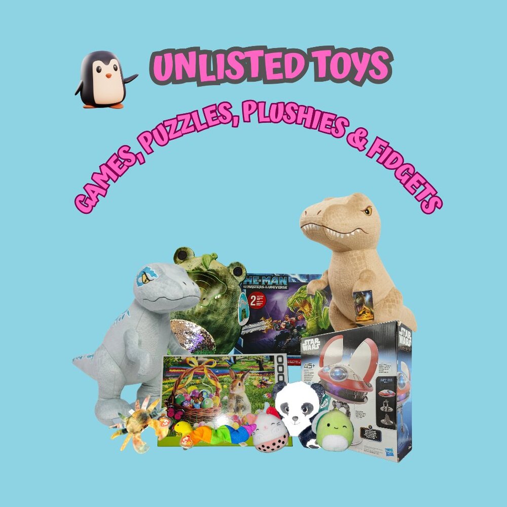 UNLISTED TOYS, GAMES, PUZZLES & FIDGETS